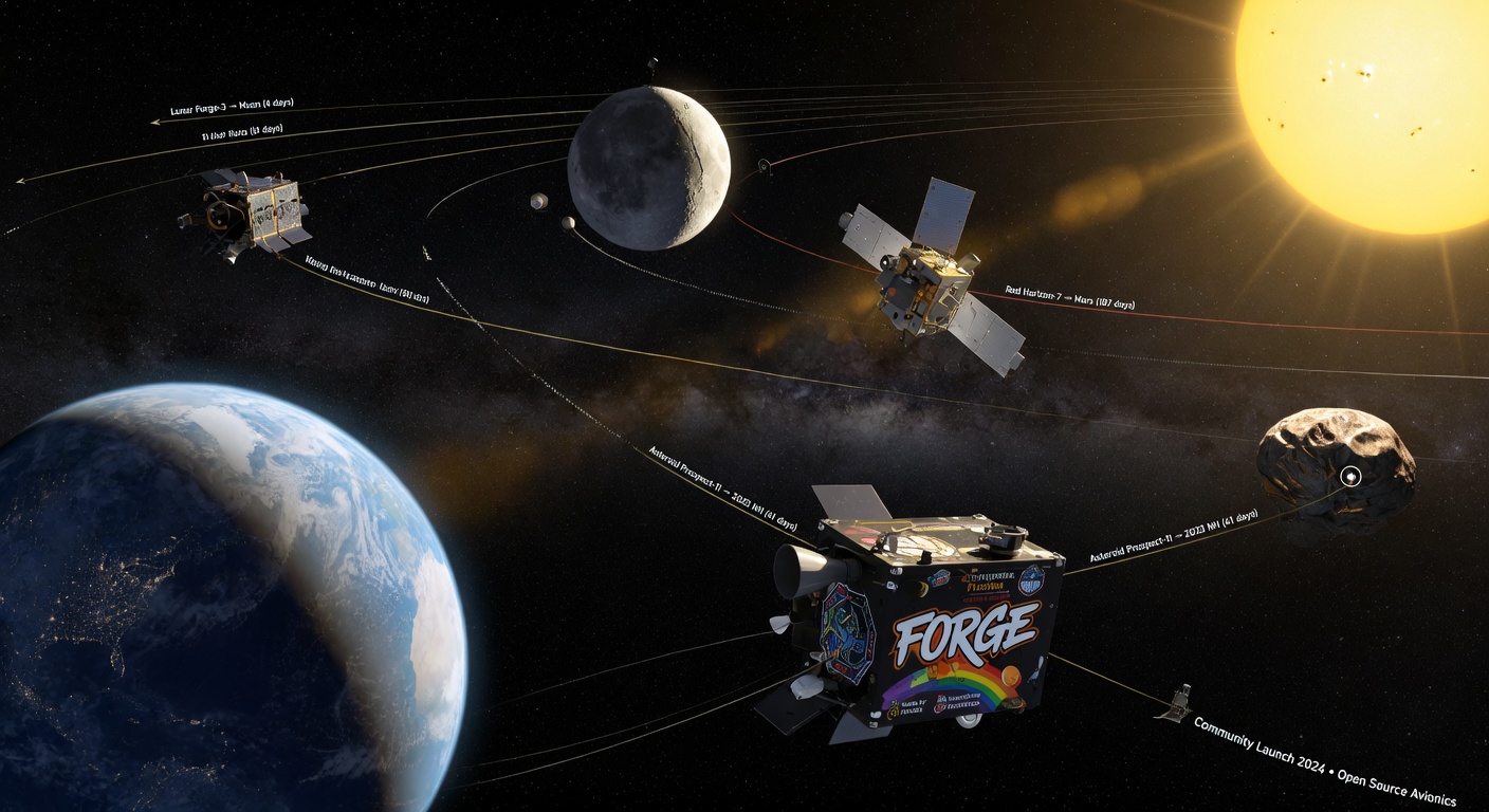 Near-space platform visual