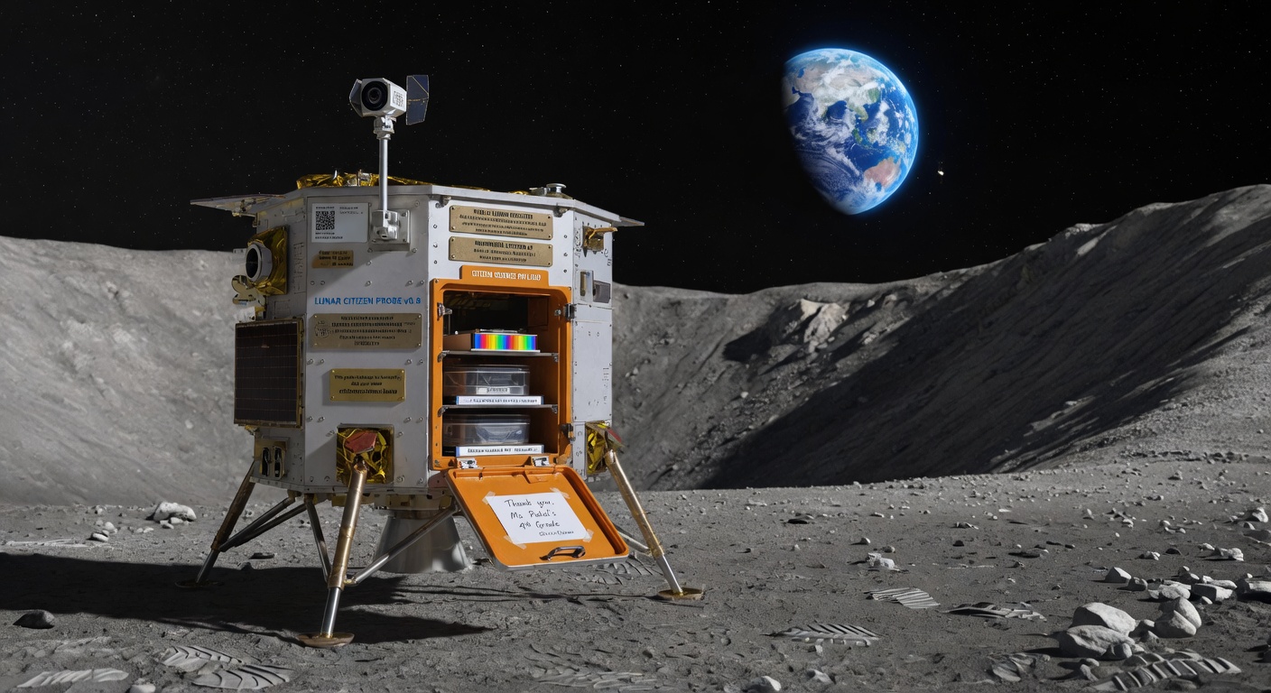 Near-space platform visual