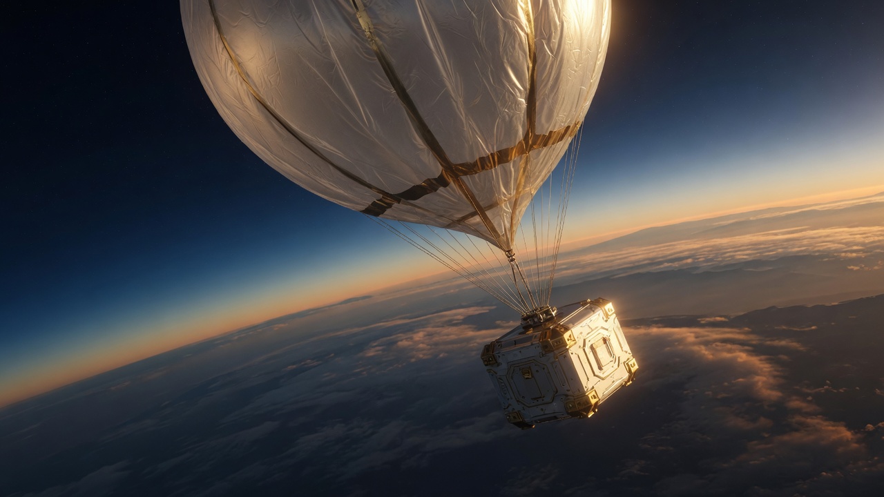 Weather balloon flight