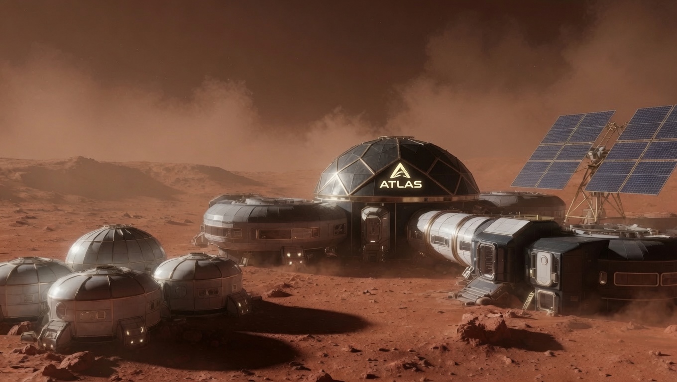 Mars landing concept